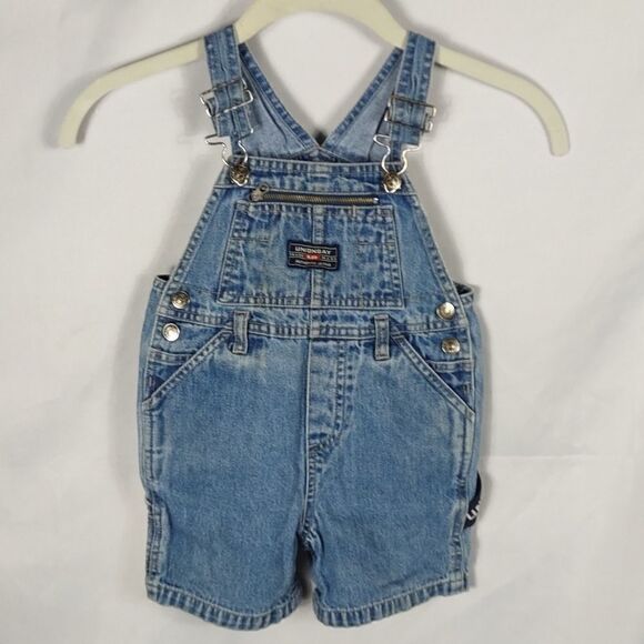 Union Bay Overall Jean Shorts - Picture 1 of 6